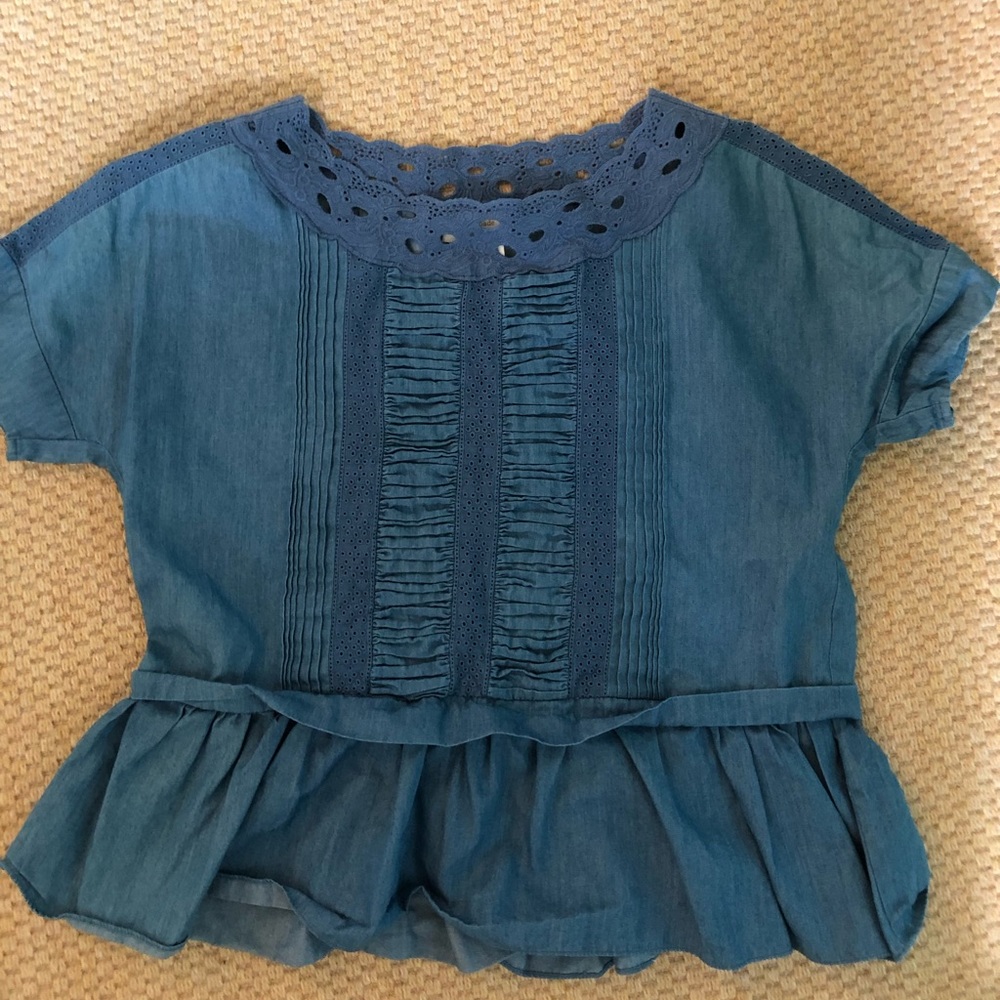 Kate Spade Denim Spring Blouse